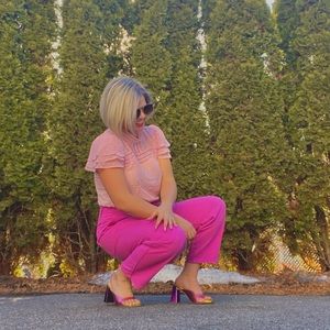 Beautiful jeans pants. Comes with matching dress. Fits small/Medium